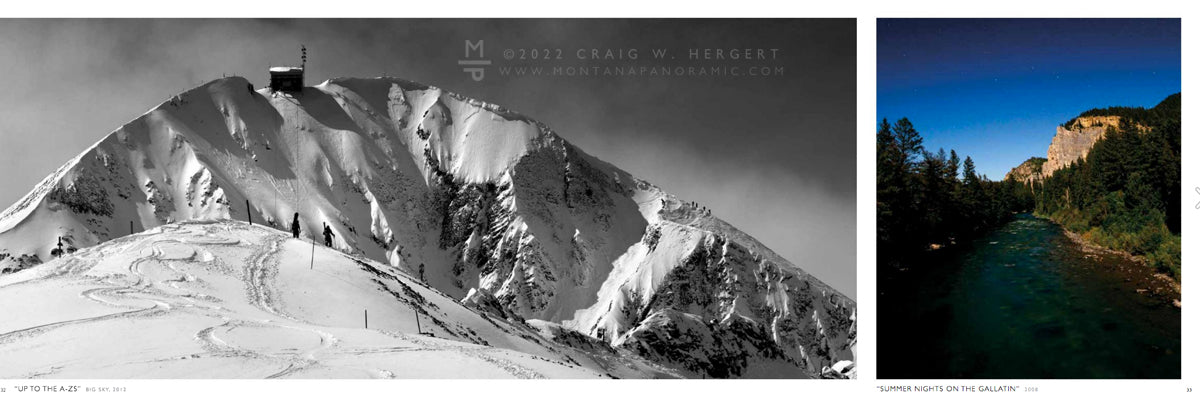 "MONTANA PANORAMIC - Transparent in the Backlight" Hardcover Coffee Table Book - Signed Copy - GIFT PACK