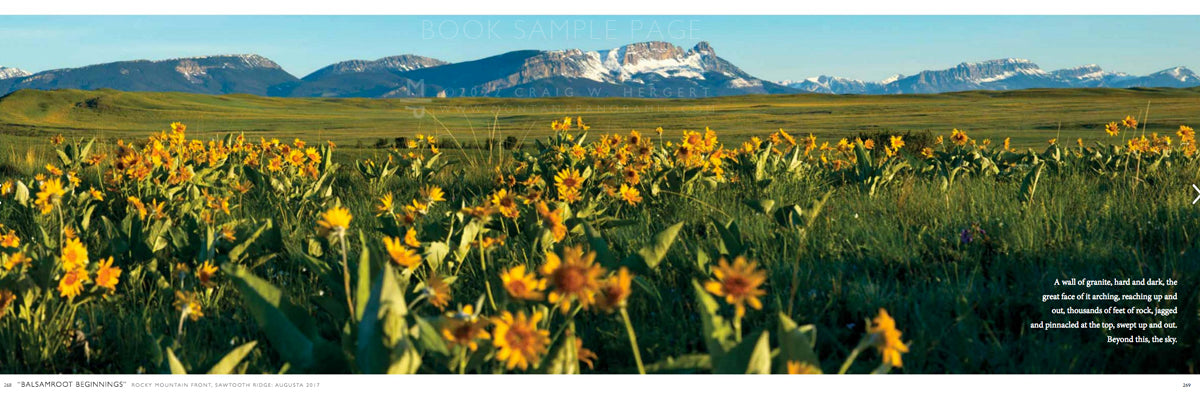 "MONTANA PANORAMIC - Transparent in the Backlight" Hardcover Coffee Table Book - Signed Copy - GIFT PACK