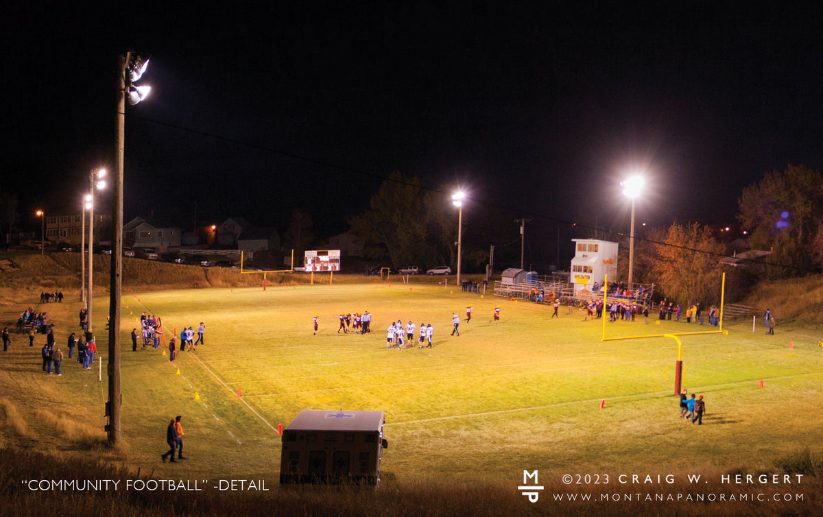 FOOTBALL” HARLOWTON, MT Montana Panoramic Gallery