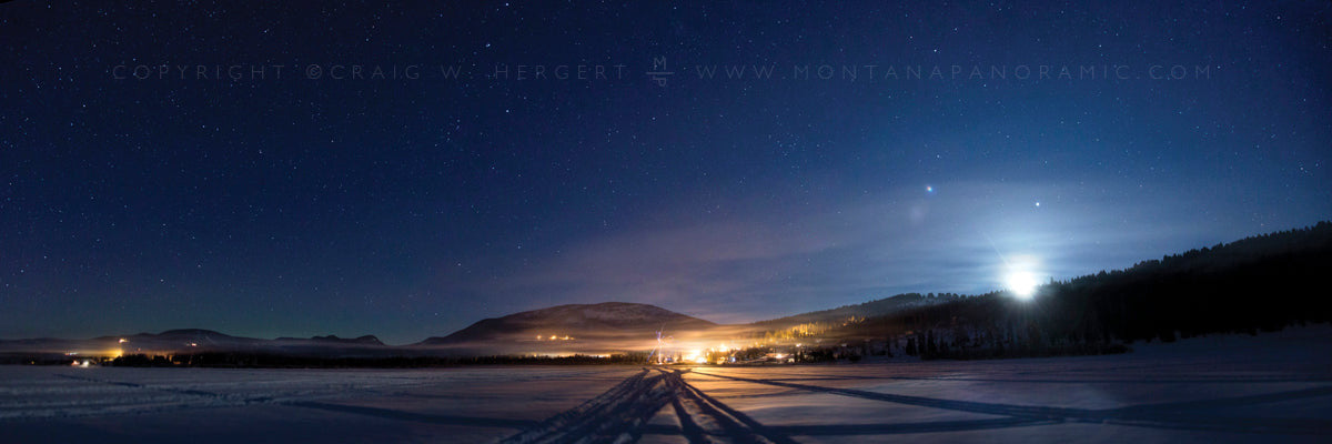 "New Years Eve at the 7 Gables" - Georgetown Lake, MT (OE)