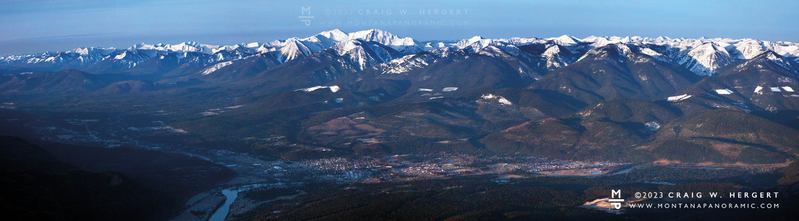 "Morning Light over Libby" - Libby, MT (OE)