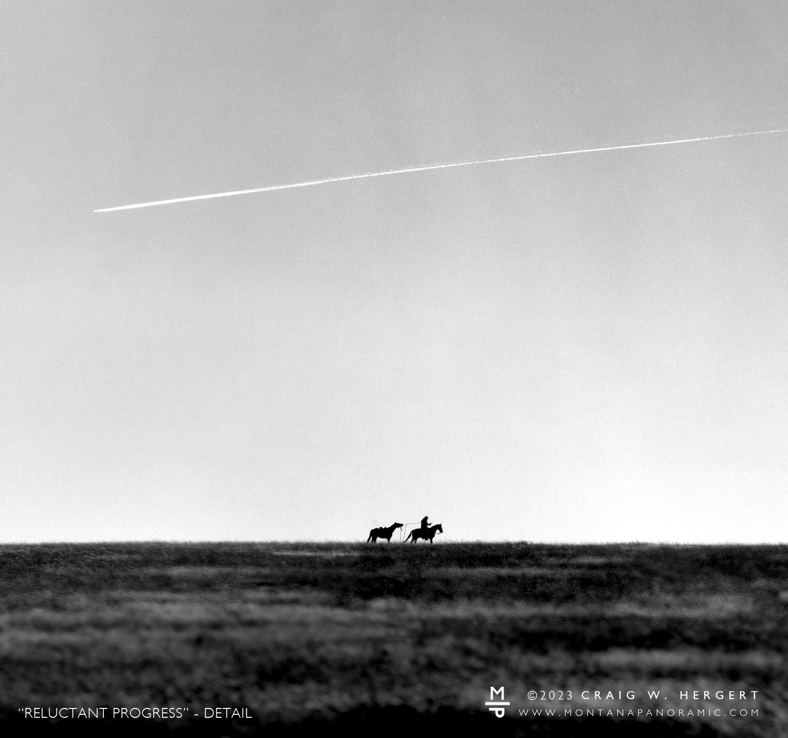 "Reluctant Progress" - Cascade, MT