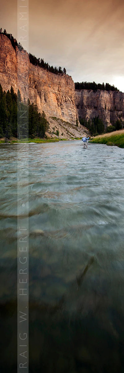 "Red Cliffs Cast" - Limited Edition of 75--18" x 54" Canvas Wrap