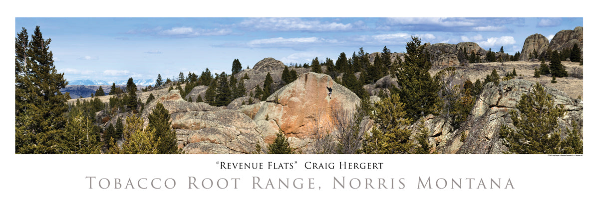"Revenue Flats" - Norris, MT - POSTER