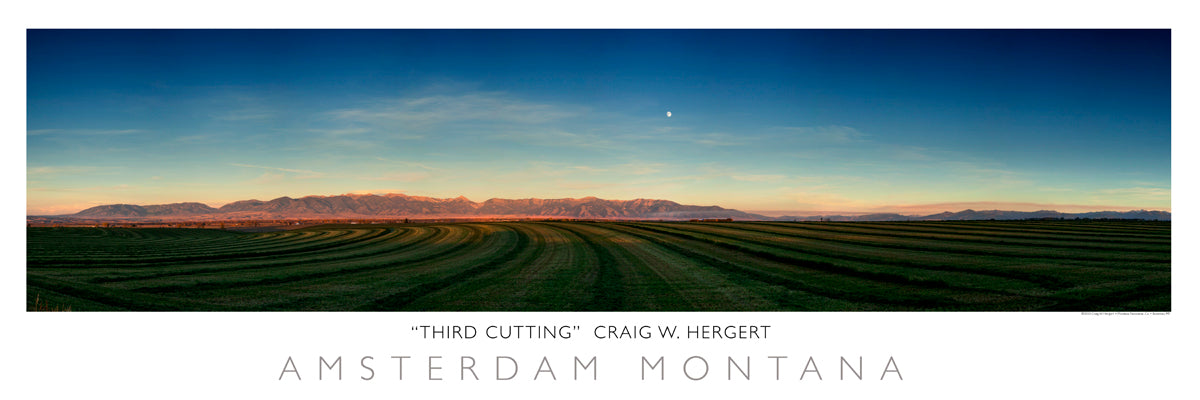 "Third Cutting" - Amsterdam, MT - POSTER