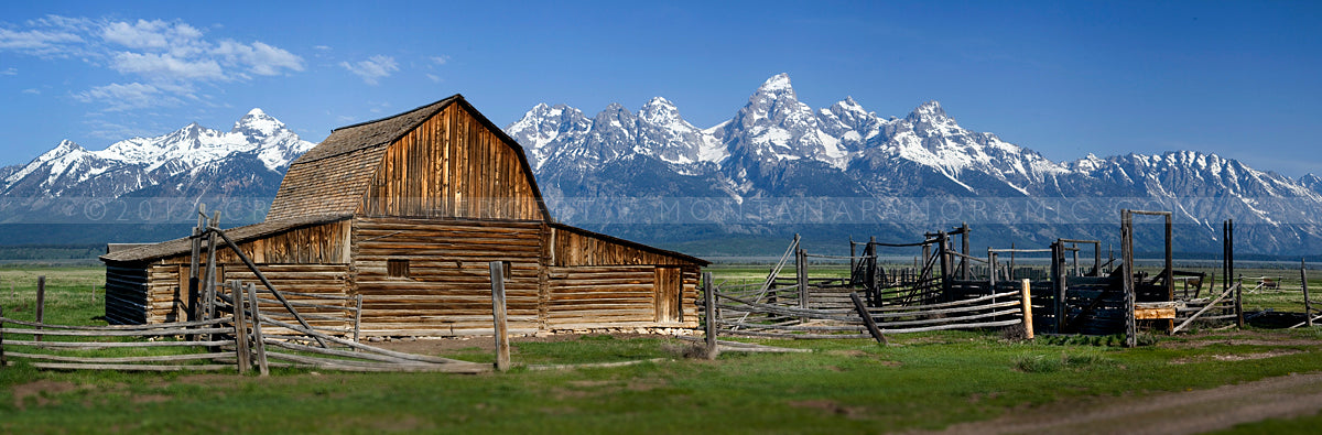 "Moulton Barn - Spring" - Grand Teton N.P. (OE)