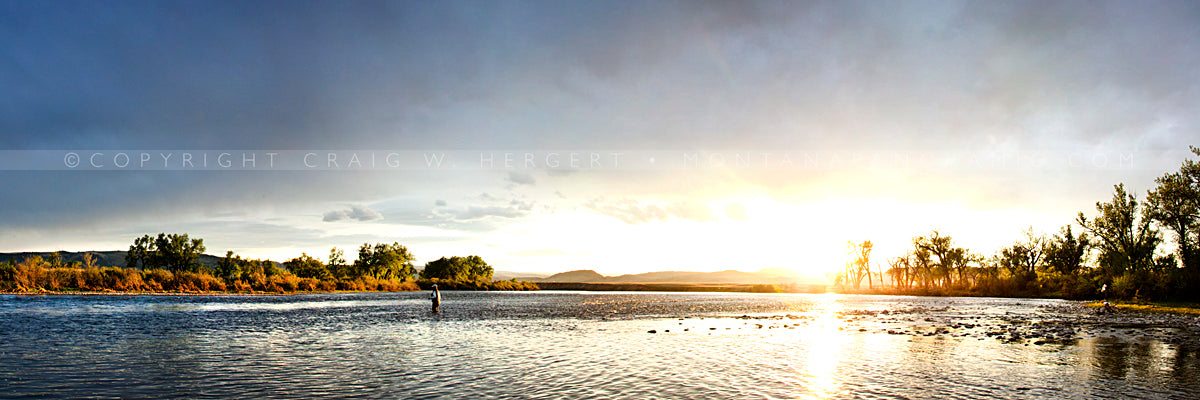 "Late Cast" - Bighorn River, Montana