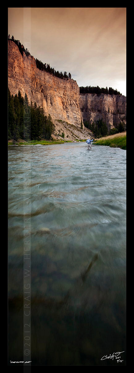 "Red Cliffs Cast" - Limited Edition of 75--18" x 54" Canvas Wrap