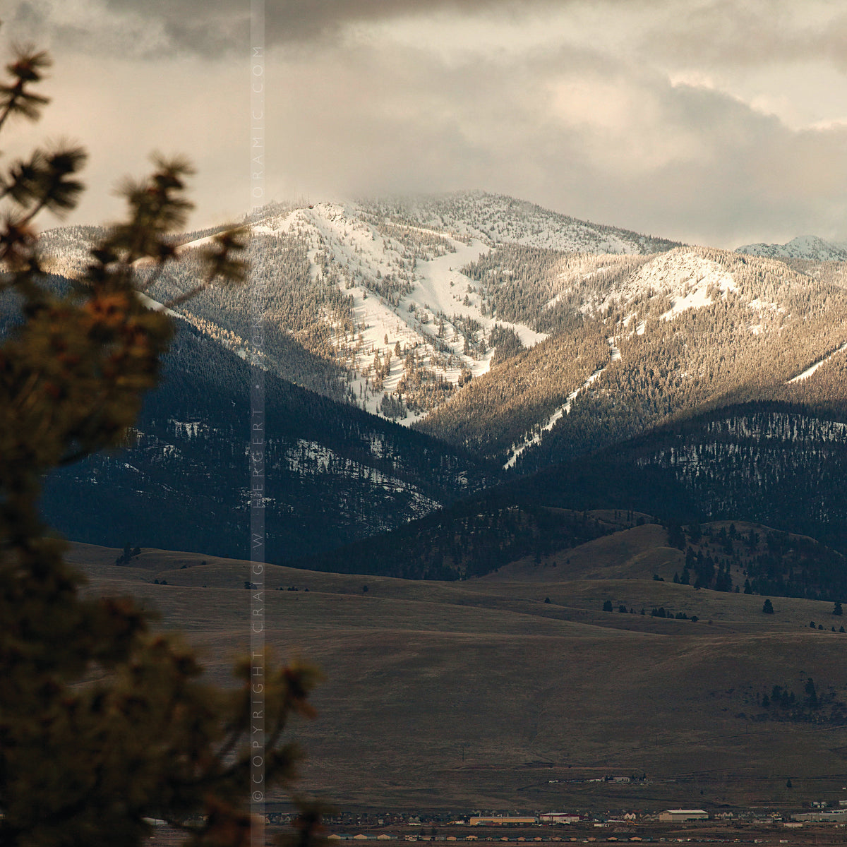 "Snowbowl Morning" Missoula, MT (OE)