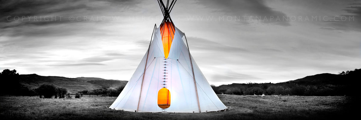 "Range Camp" - Near Yellowstone, MT (OE)