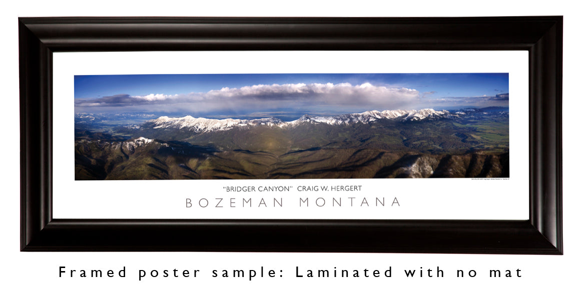 "Bridger Canyon" - Bozeman, MT - POSTER