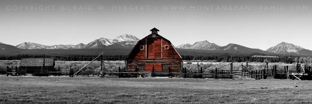 "Skinner Meadows Barn, Jackson, MT