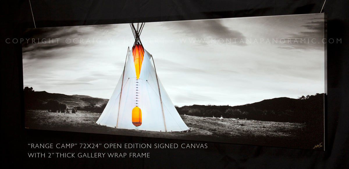 "Range Camp" - Near Yellowstone, MT (OE)