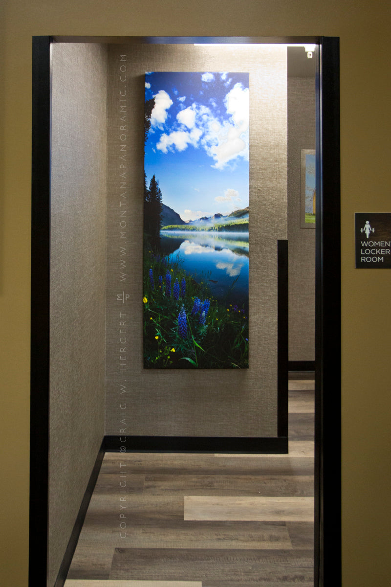 "Hyalite" - Gallatin Range, MT - 24"x72"gallery wrap canvas