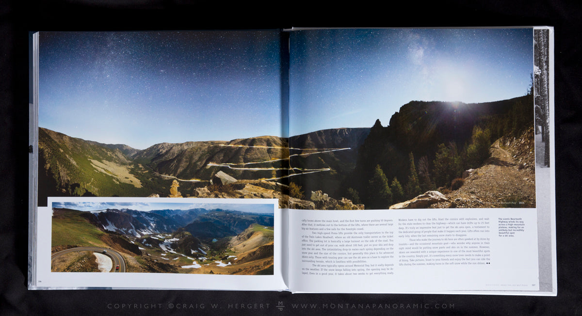 "MONTANA: SKIING THE LAST BEST PLACE" Hardcover Coffee Table Book