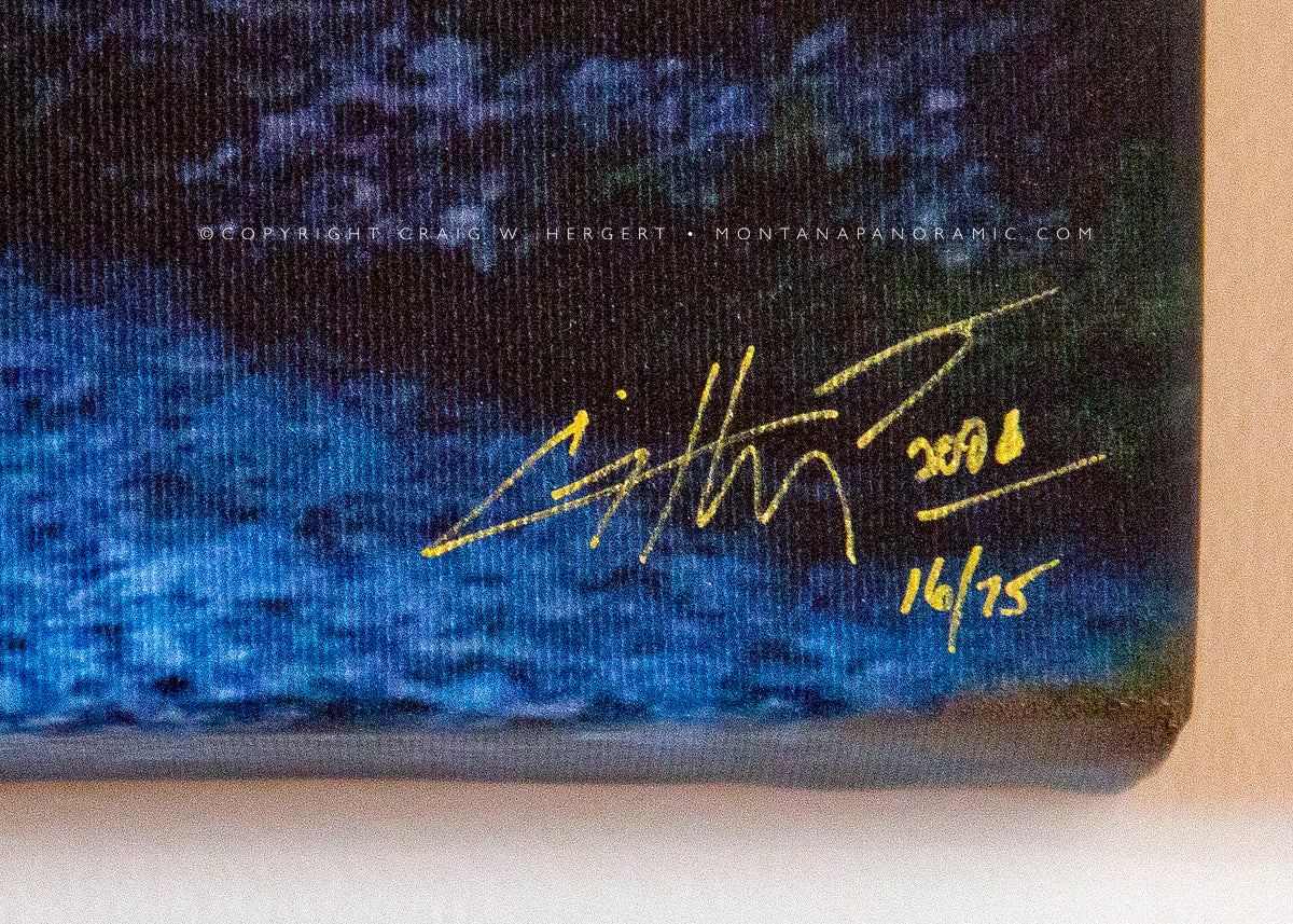 "Jefferson Crossing"  Limited Edition of 75 on Canvas--65"x30"