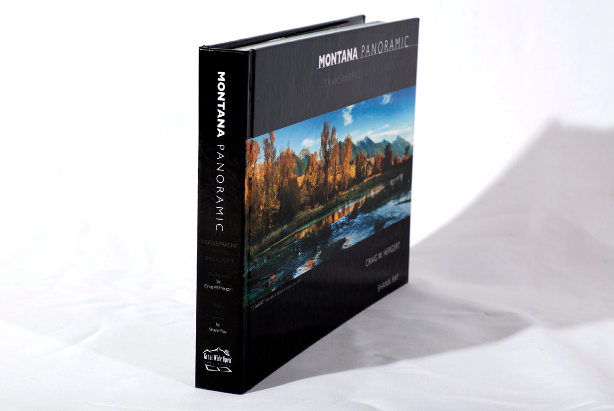 "MONTANA PANORAMIC - Transparent in the Backlight" Hardcover Coffee Table Book - Signed Copy