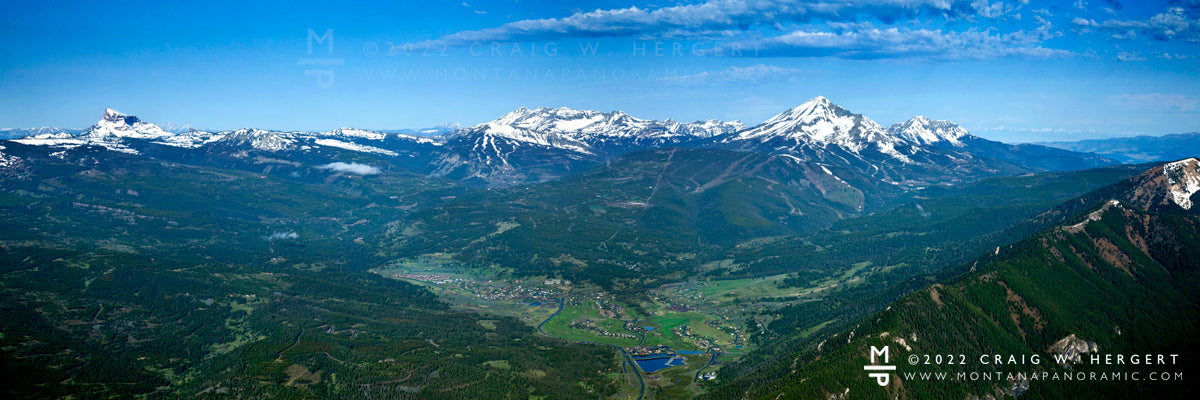 "Spring Over Lone Peak" Big Sky MT (OE)