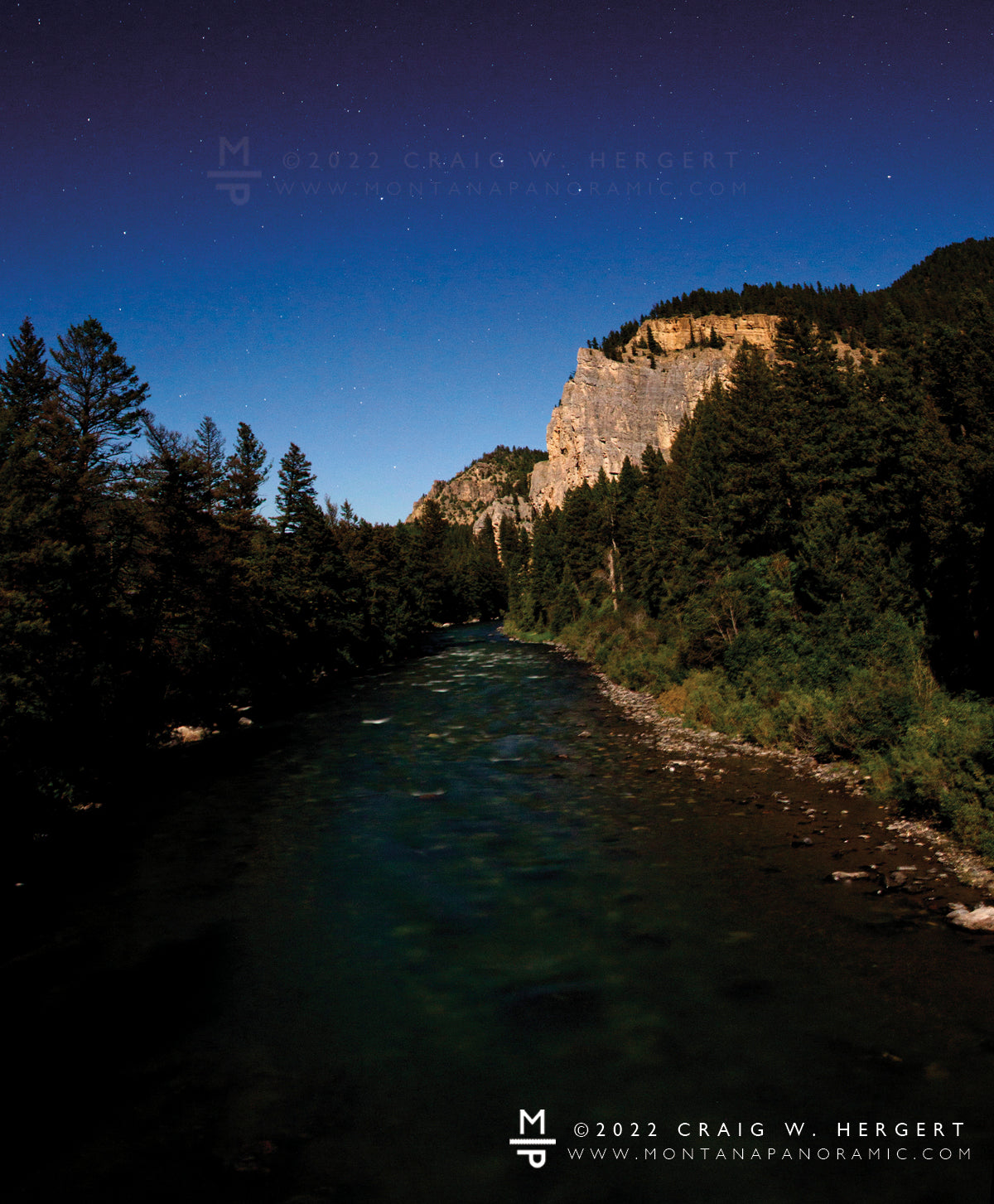 "Summer Nights on the Gallatin" -  Big Sky, MT (OE)