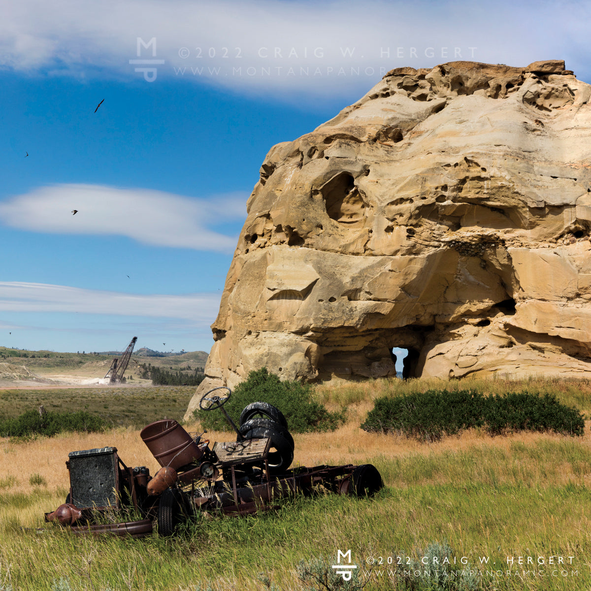 "Castle Rock" - Colstrip, MT
