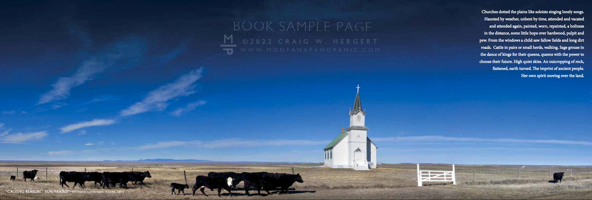 "MONTANA PANORAMIC - Transparent in the Backlight" Hardcover Coffee Table Book - Signed Copy