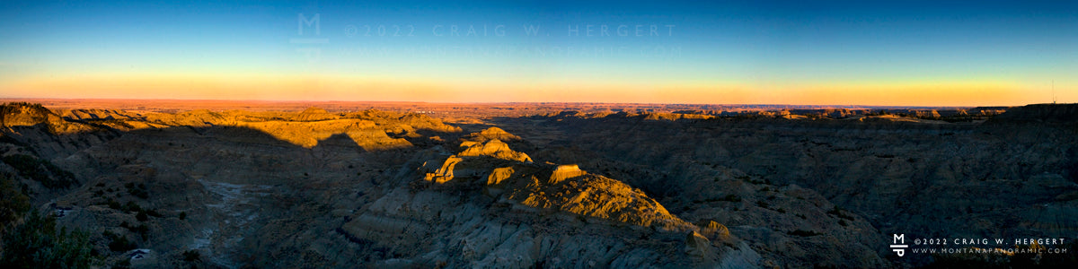 "Sunrise Over Makoshika" - Glendive, MT (OE)