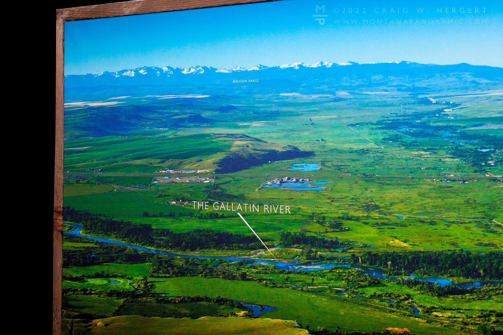 "The Missouri Headwaters - MAP" - Three Forks, MT (OE)