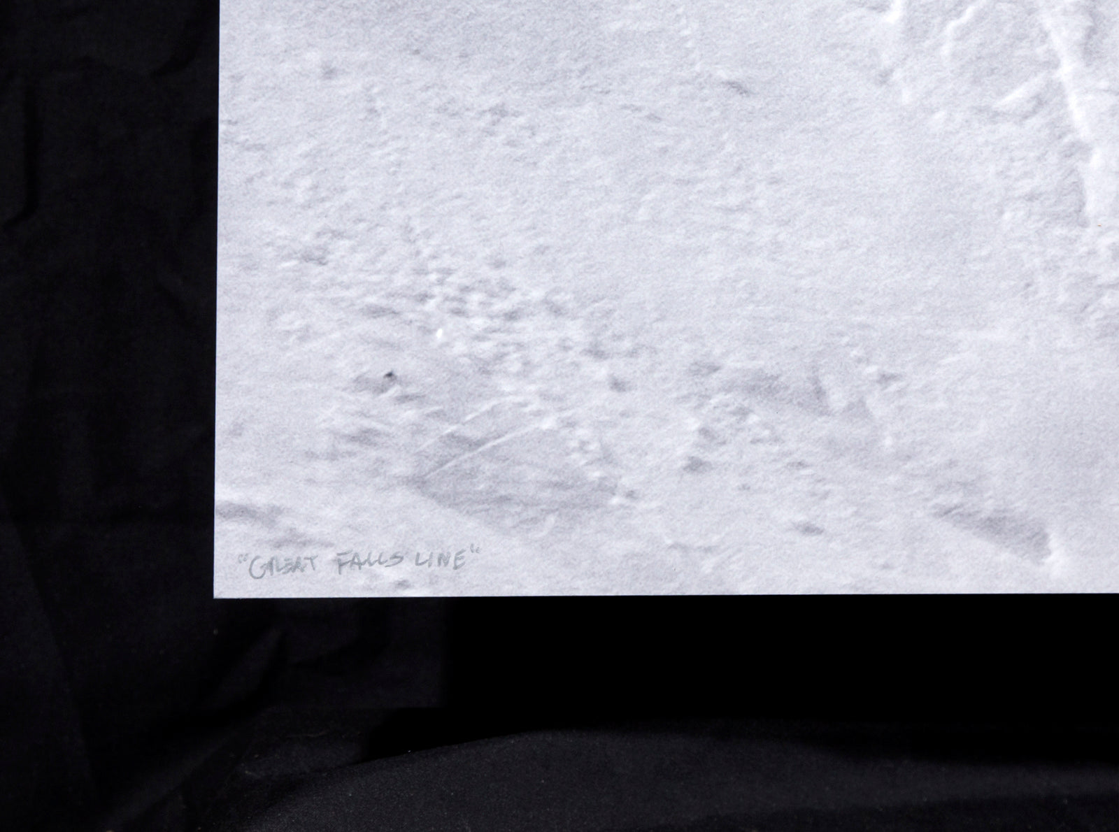 "Great Falls Line" Big Sky - 45"x45" open edition metal print, ready to hang