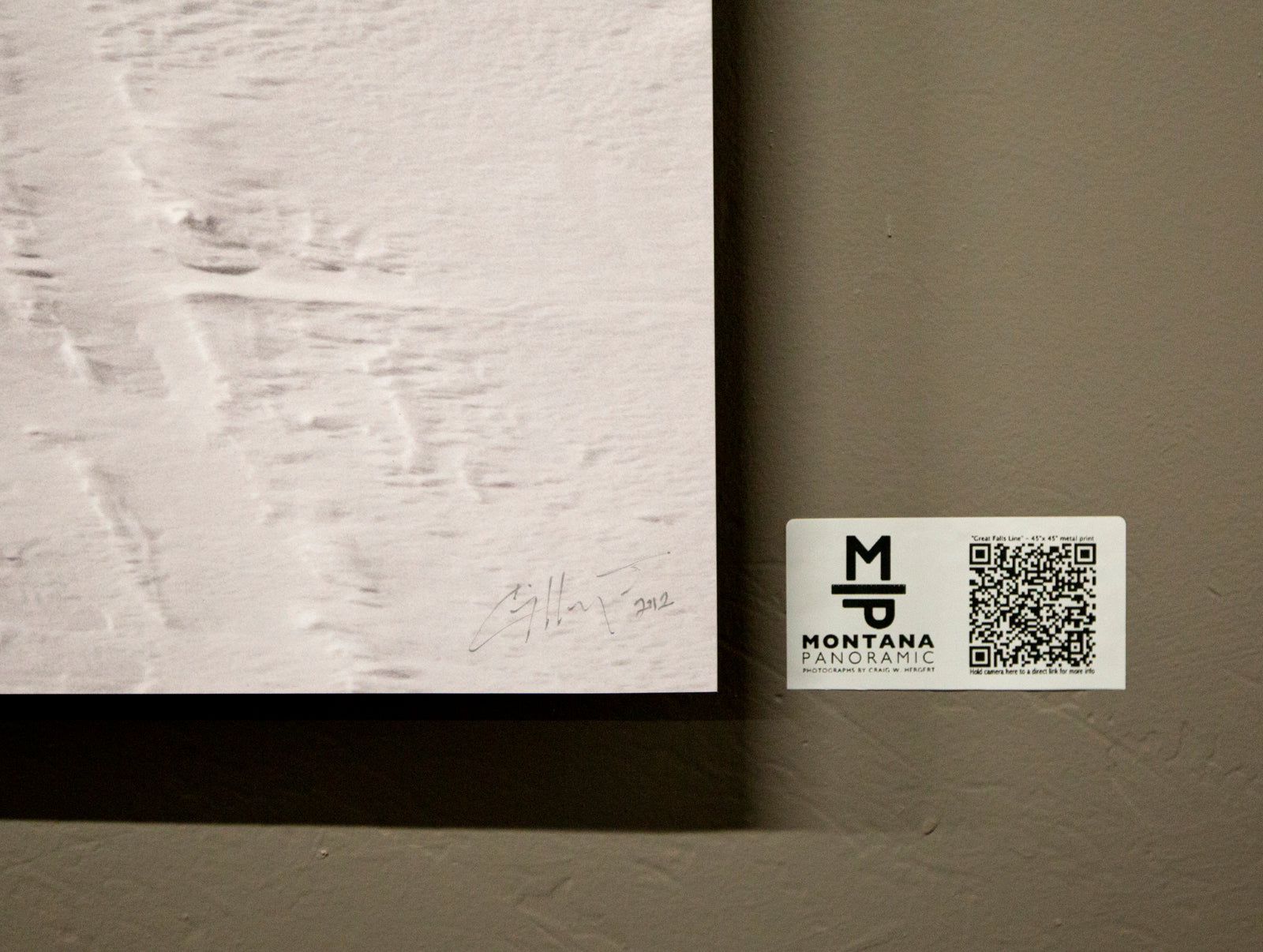 "You First" 45"x45" Big Sky, MT open edition metal print, ready to hang