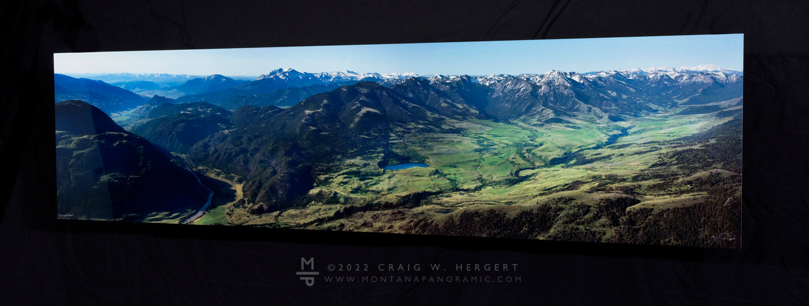 "Tom Miner Basin" - 60"x 15" open edition metal print - ready to hang
