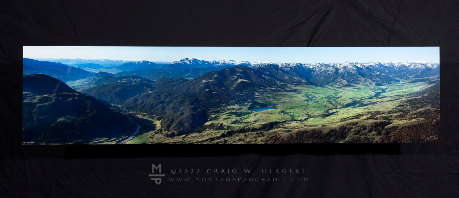 "Tom Miner Basin" - 60"x 15" open edition metal print - ready to hang