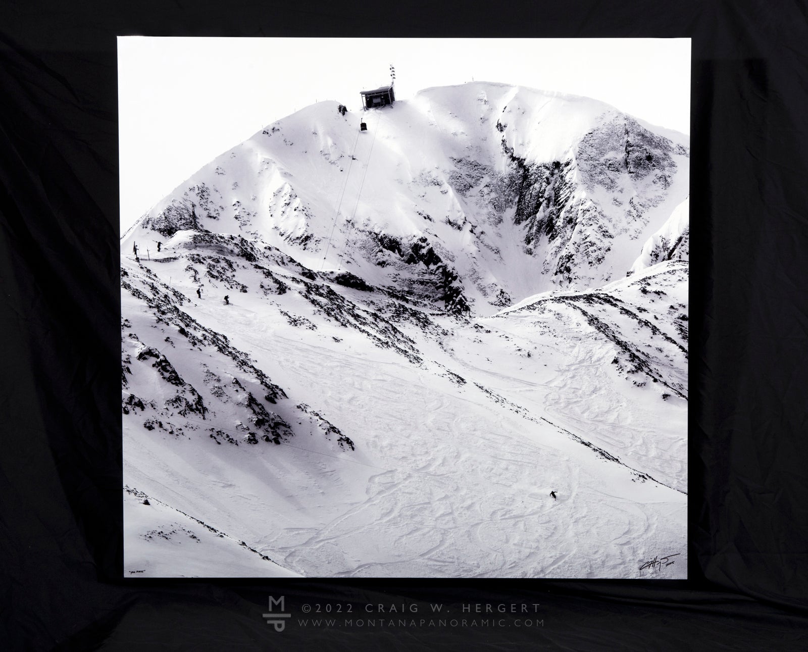 "You First" 45"x45" Big Sky, MT open edition metal print, ready to hang