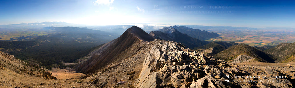 New print release!  View from the top of Sacajawea Peak in the Bridger Range, Bozeman MT