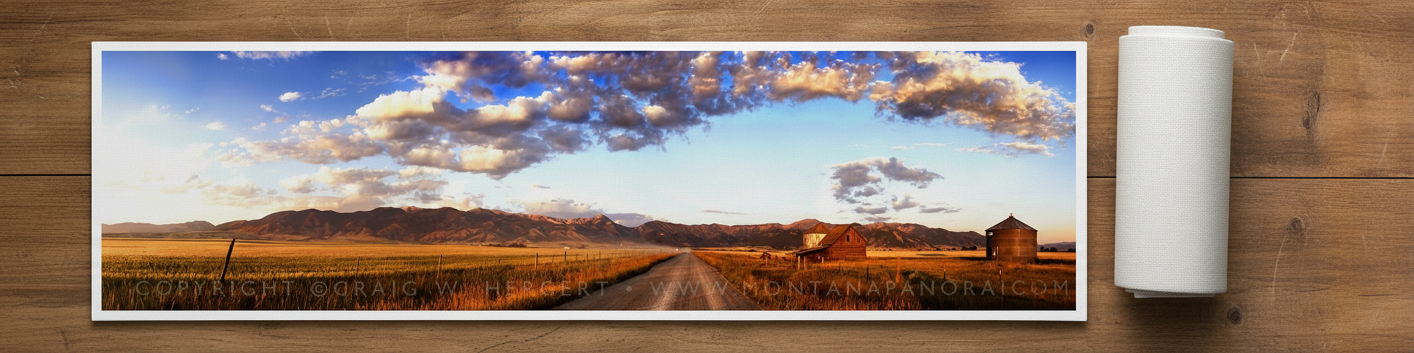 "Washboards" - Limited Edition Canvas - 40x10 canvas print ready to frame