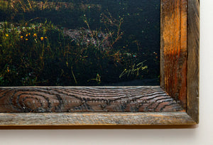 72"x24" Barn wood framing for canvas print - add on
