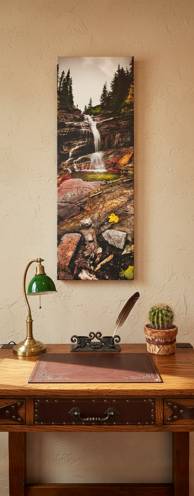 "Gold Leaf" - 15"x45" gallery wrap canvas