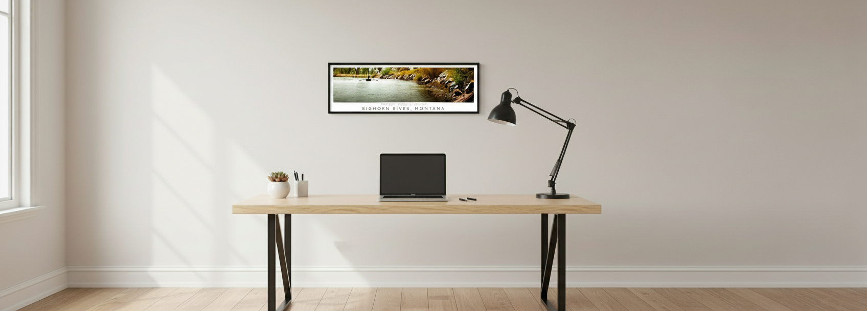 "Rip Rap" - 30"x10" framed poster