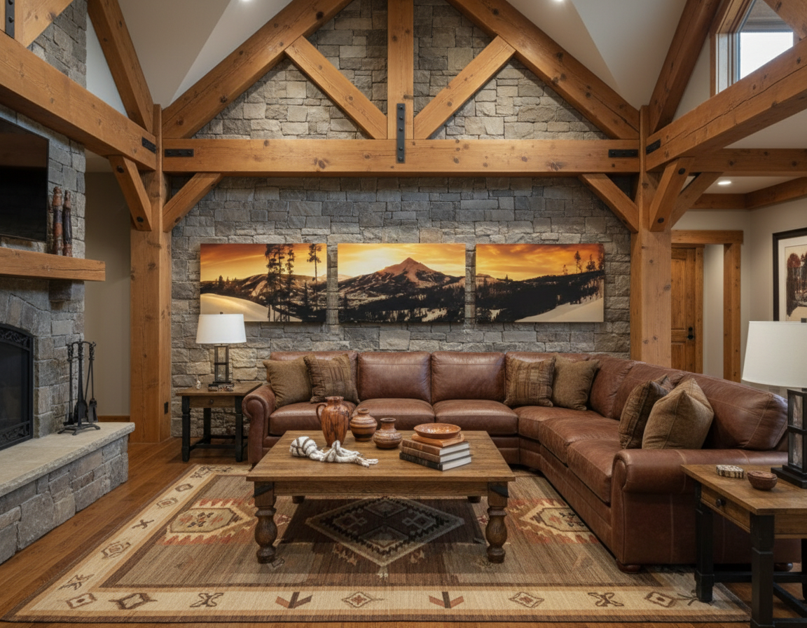 "Last Rays" - 180"x36" framed canvas - Big Sky