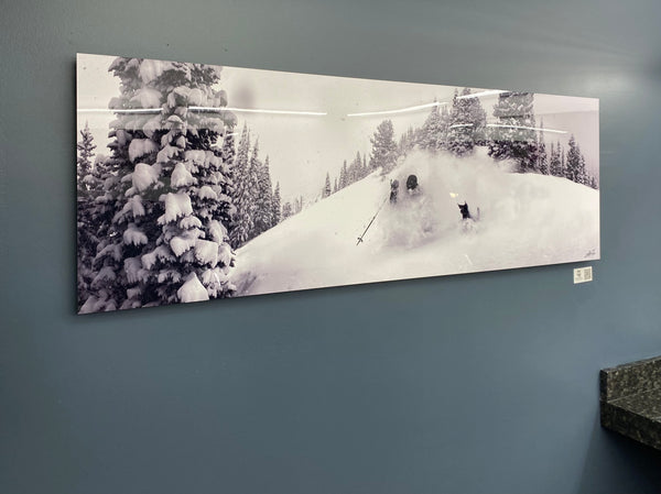 "Dog Days of Winter" 72"x24" open edition metal print