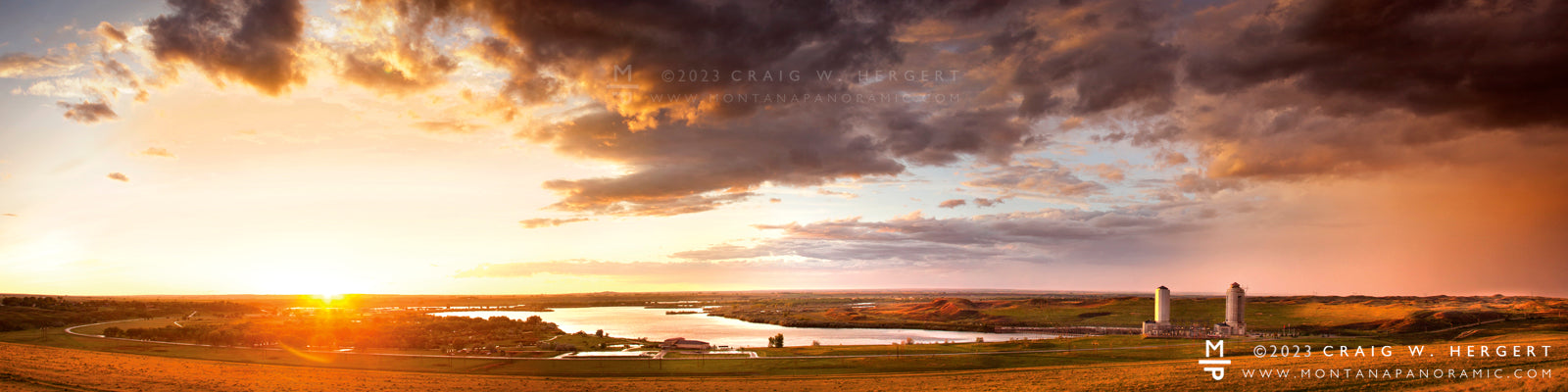 "Last light over the Dam" - Fort Peck, MT