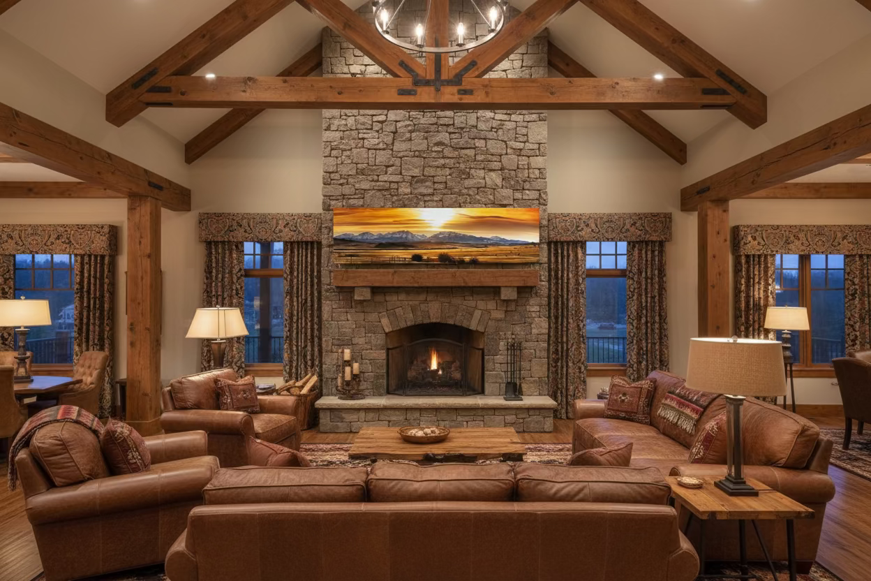 "Northern Crazies Ranch" - 80" x 20" Open editioncanvas with gallery wrap frame (Copy)