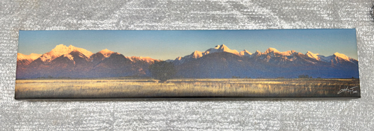 "McDonald Peak and the Mission Range" - Charlo, MT