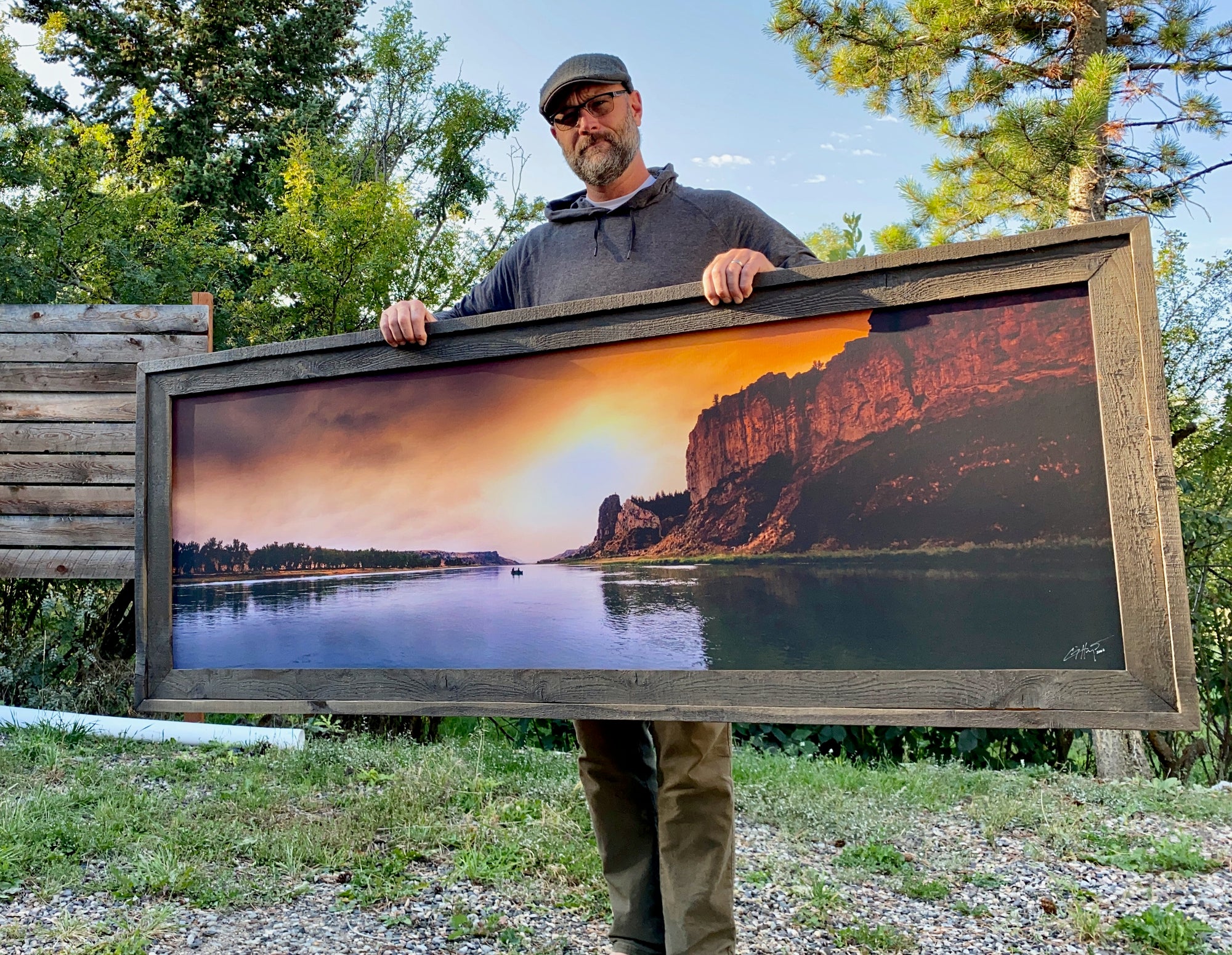 "Evening Paddle" - MIssouri River Breaks, MT