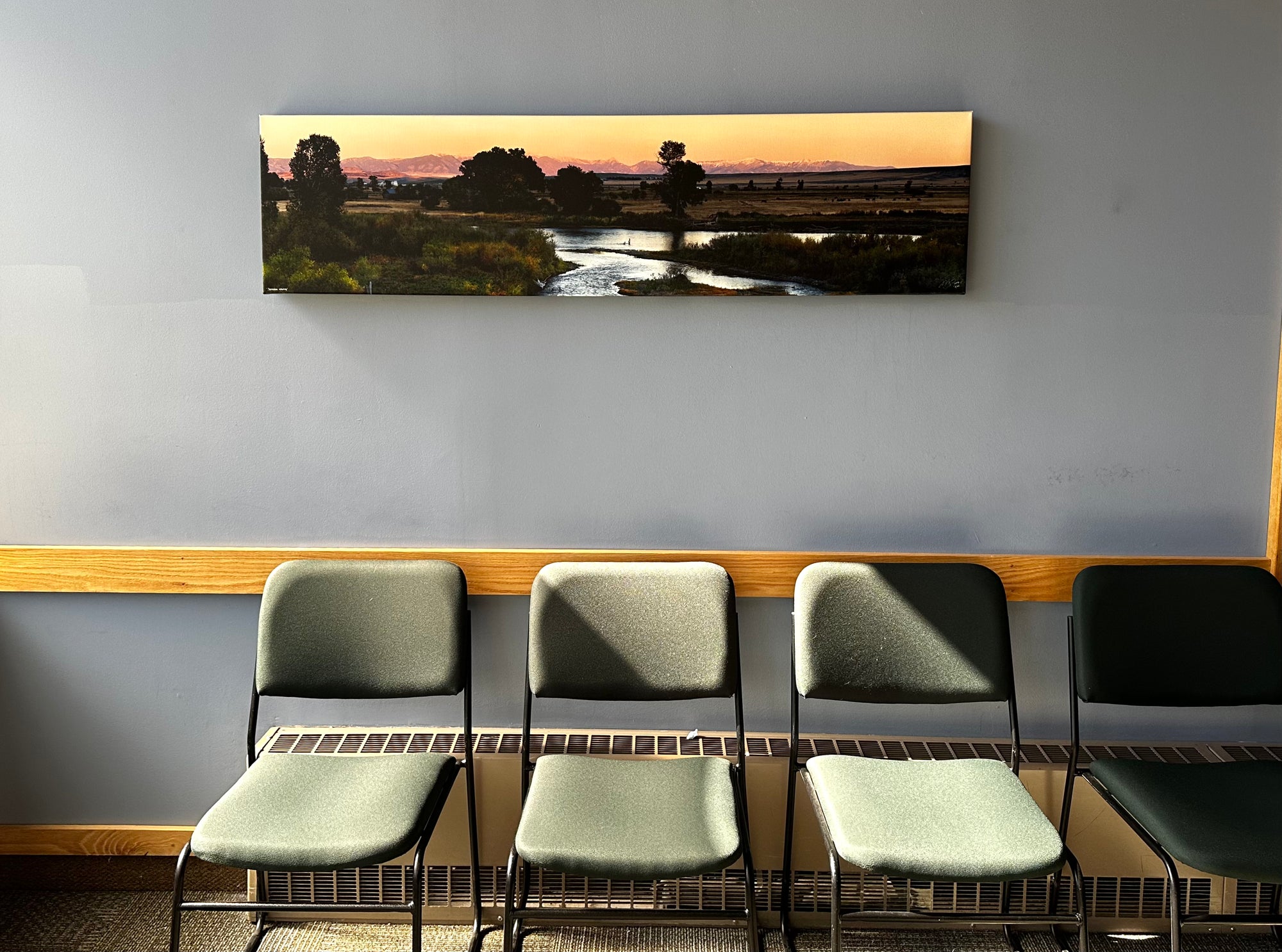 "Jefferson Crossing"  Limited Edition of 75 on Canvas--60"x15"