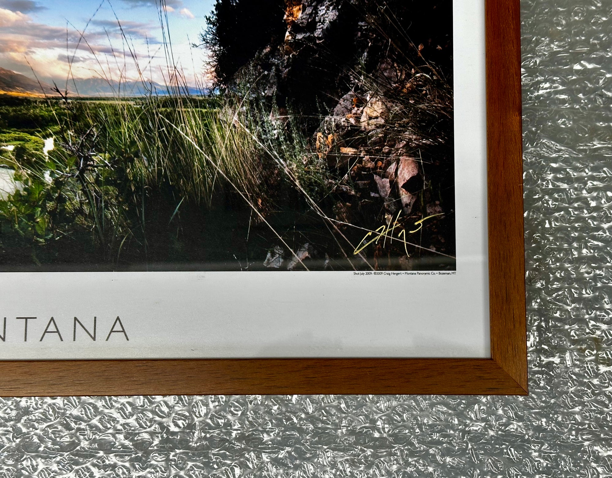 "Paradise Eve" -  framed poster - ready to hang