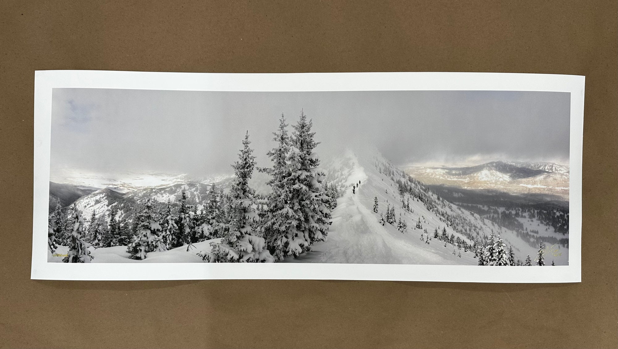 "Northbound" - Limited Edition of 75 -  30" x 10" - rolled cotton paper print