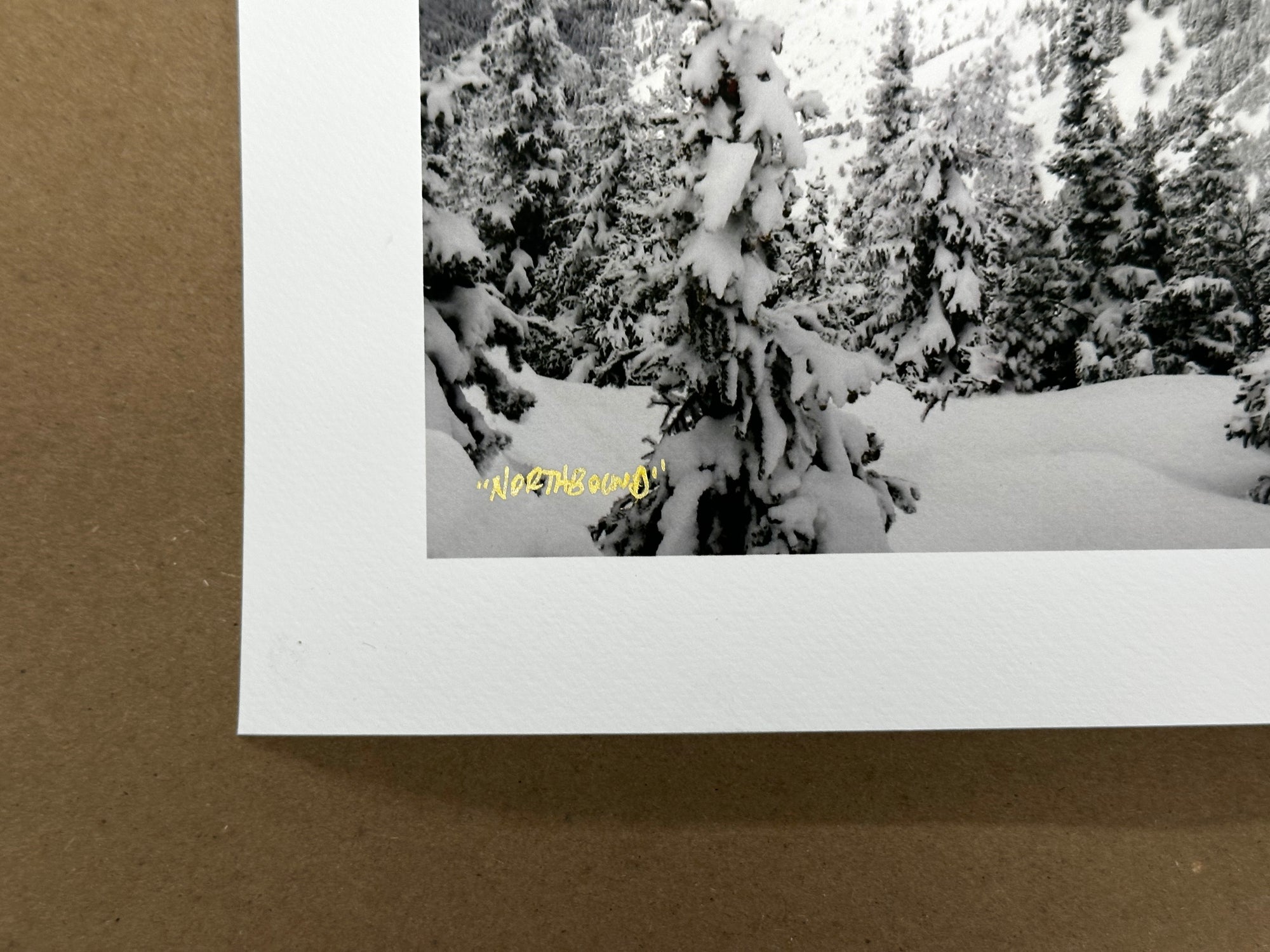 "Northbound" - Limited Edition of 75 -  30" x 10" - rolled cotton paper print