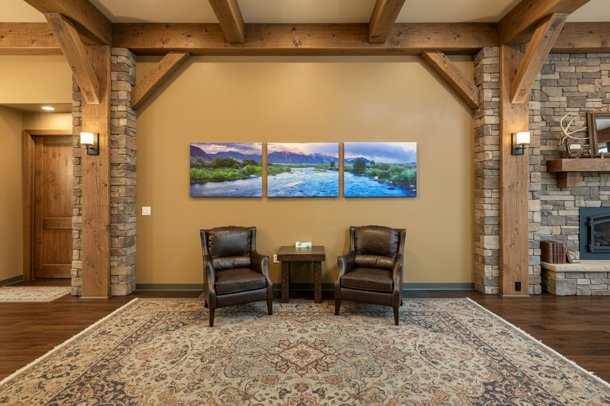 "3 Dollar Eve"  120"x30" canvas gallery wrap - triptych