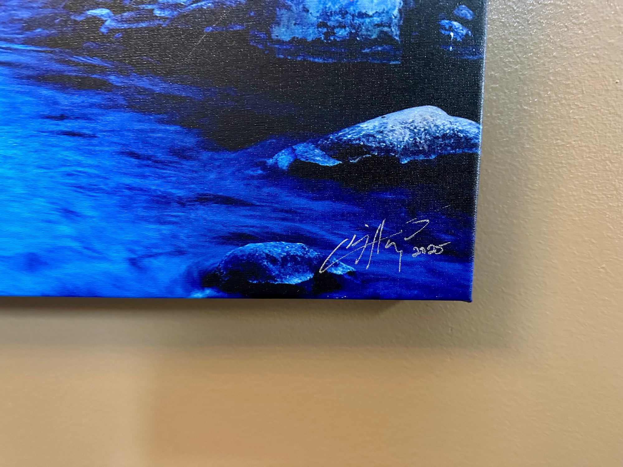 "3 Dollar Eve"  120"x30" canvas gallery wrap - triptych