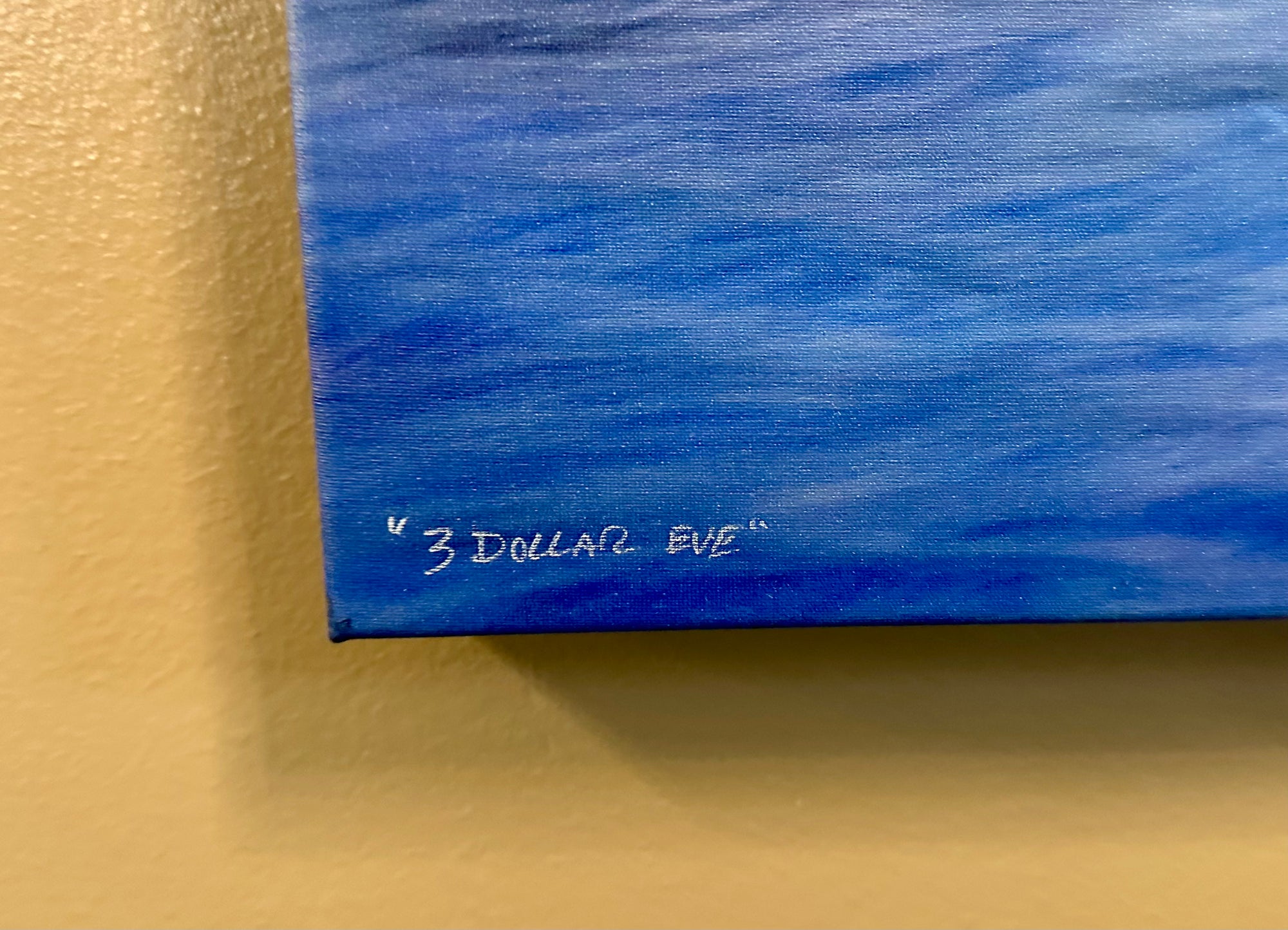 "3 Dollar Eve"  120"x30" canvas gallery wrap - triptych